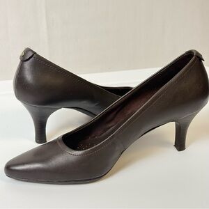 Rockport Addidas Chocolate Brown Heels